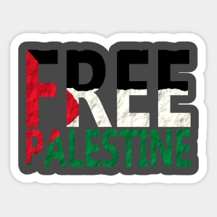 FREE PALESTINE Sticker